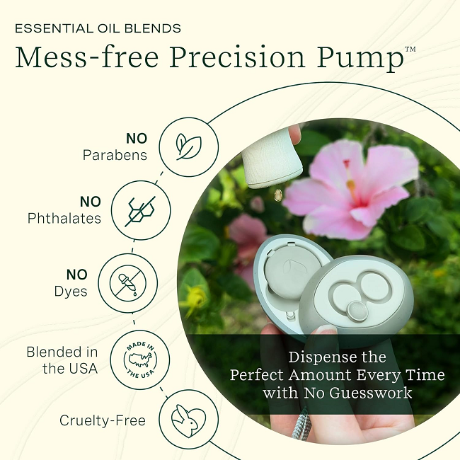 Lifelines Grounding Stone Meditative Fidget plus Pine & Patchouli Essential Oil Blend