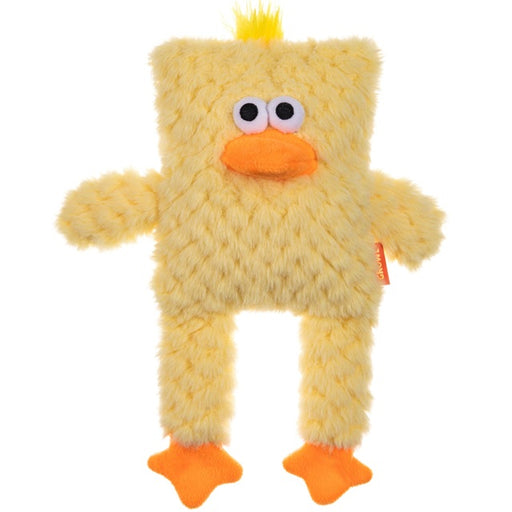 Growl Block Heads Cheepers the Chick Tough Plush Dog Toy