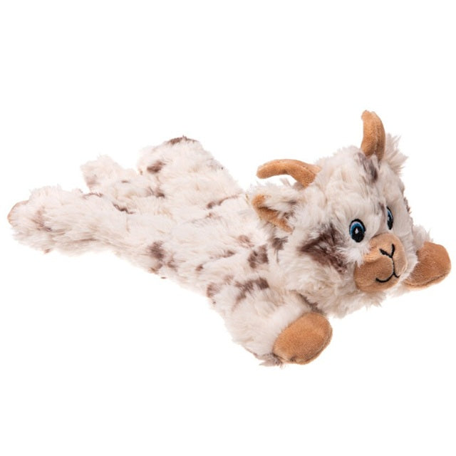 Growl Cuddlerz Nibblers Goat Tough Plush Dog Toy