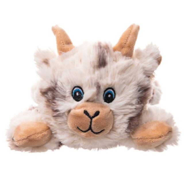 Growl Cuddlerz Nibblers Goat Tough Plush Dog Toy