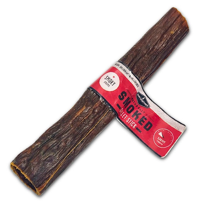 Barkworthies Naturally Smoked Gullet Stick Dog Treat - Individual