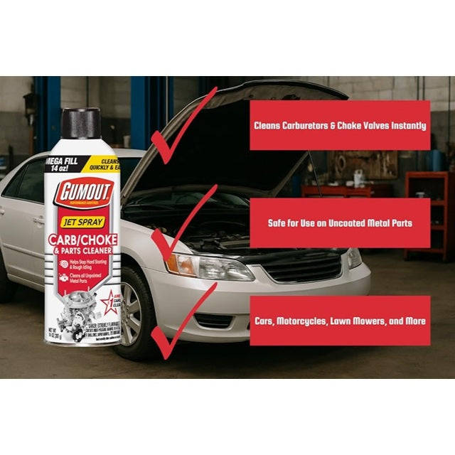 Gumout Jet Spray Carb/Choke & Parts Cleaner 14 oz.