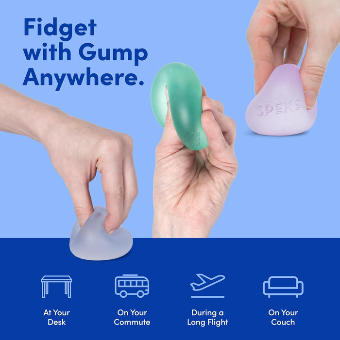 Gump Original Memory Gel Stress Ball - Algae