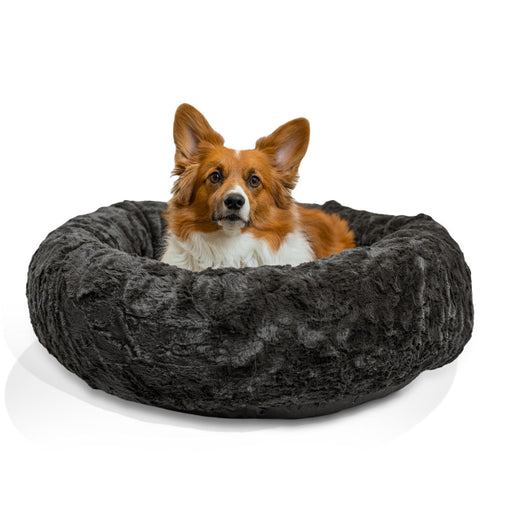 The Original Calming Lux Donut Dog Bed, Mink