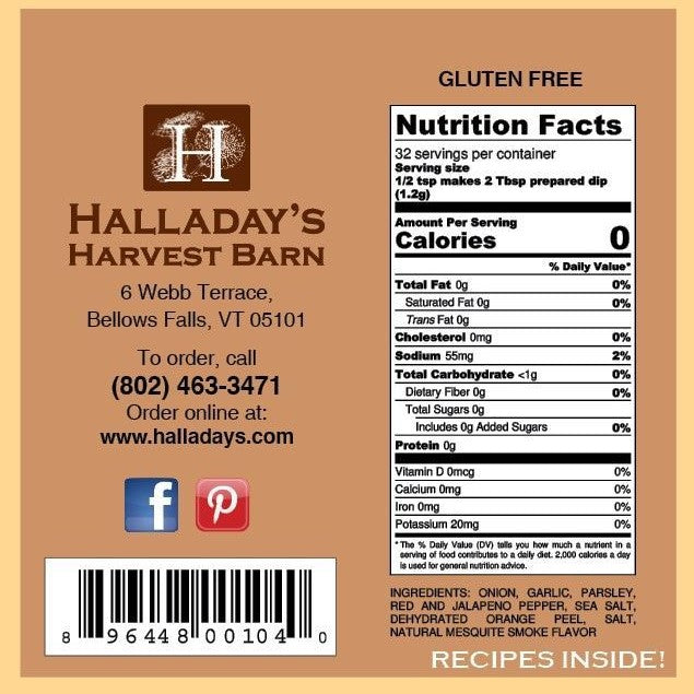 Halladay's Garlic Chipotle Dip & Cooking Blend