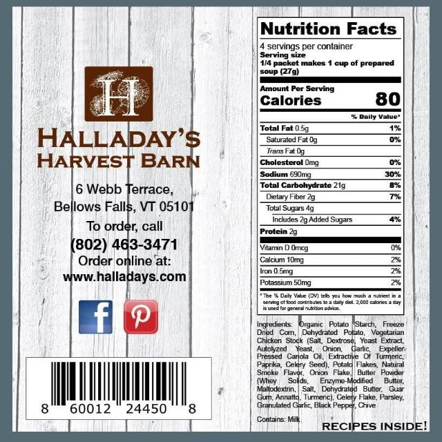 Halladay's Bacon Corn Chowder Mix