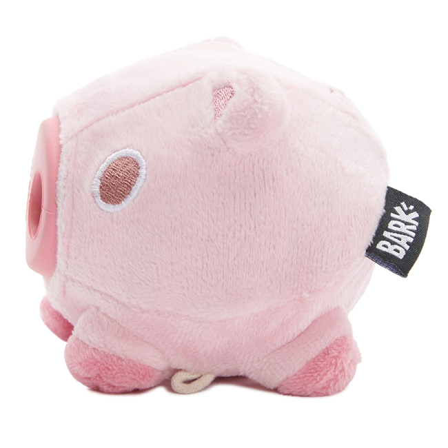 Bark Hambone Pig Hog Rubber Super Chewer Dog Toy Pink