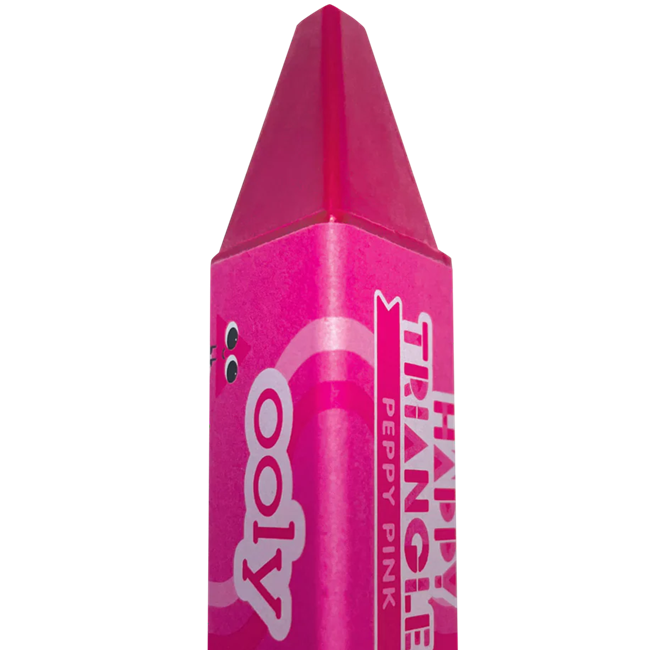 Happy Triangles Jumbo Crayons - Easy Grip - Set of 12