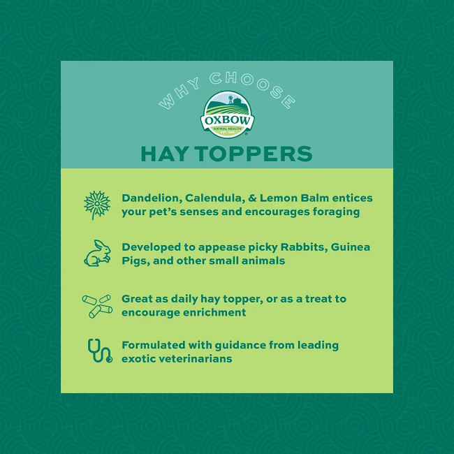 Oxbow Hay Topper Meadow Blend 2oz