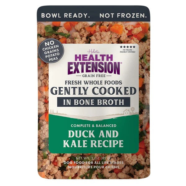 Health Extension Gently Cooked Duck & Kale Recipe Dog Food