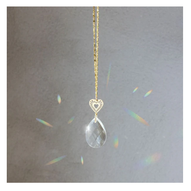 Pocket Suncatcher - Radiating Heart