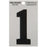 3 in. Vinyl Reflective Number 1
