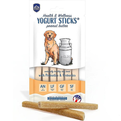 Himalayan Pet Supply Yogurt Sticks Peanut Butter Flavor Dog Treats 4.8-oz