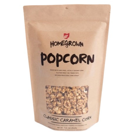 Homegrown Gourmet Popcorn Classic Caramel Corn 8 oz.