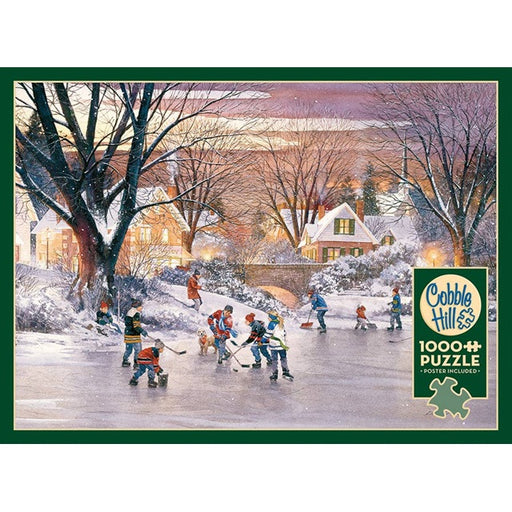 Cobble Hill 1000 Piece Jigsaw Puzzle, Hometown Hockey