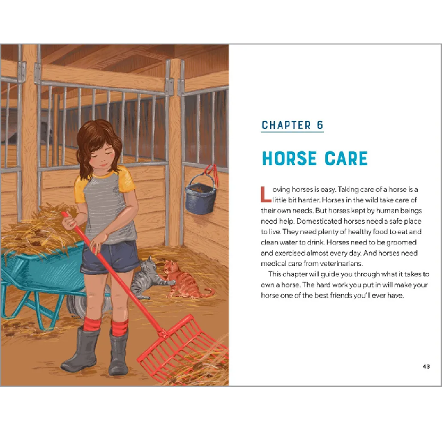 All About Horses Paperback Book