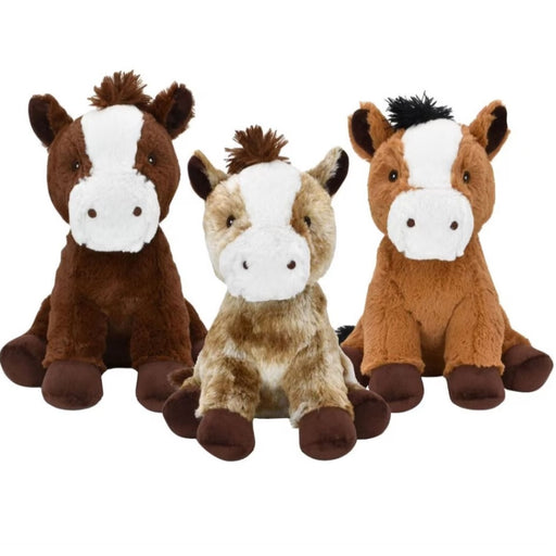 Multipet Sitting Horse Plush Dog Toy, 15 in.