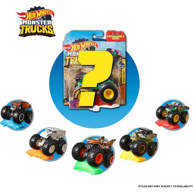 Carrinho de Brinquedo Hot Wheels  Lister - Carros Monster Truck - 1:64 -  A51 Patrol x Test Subject - Hot Wheels - Mattel - Hot Wheels