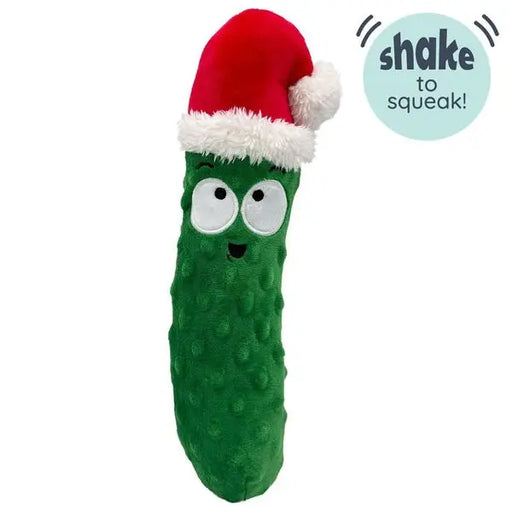 Fetchies® Dilly Claus Santa Pickle Dog Toy