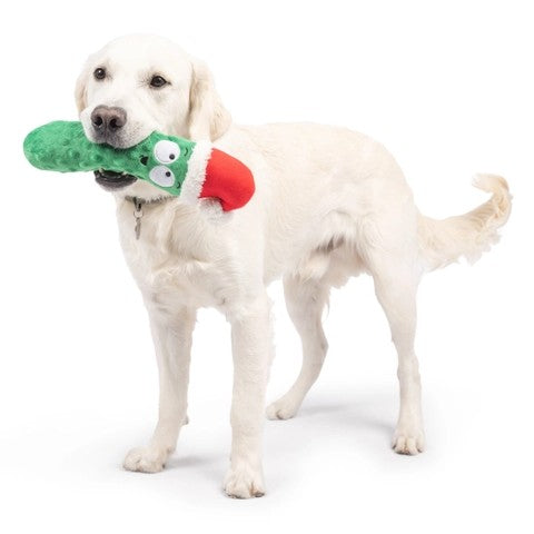 Fetchies® Dilly Claus Santa Pickle Dog Toy