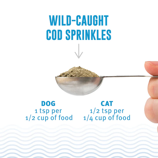 Viking Boost Wild-Caught Cod Skin Sprinkles for Skin & Coat 4 oz