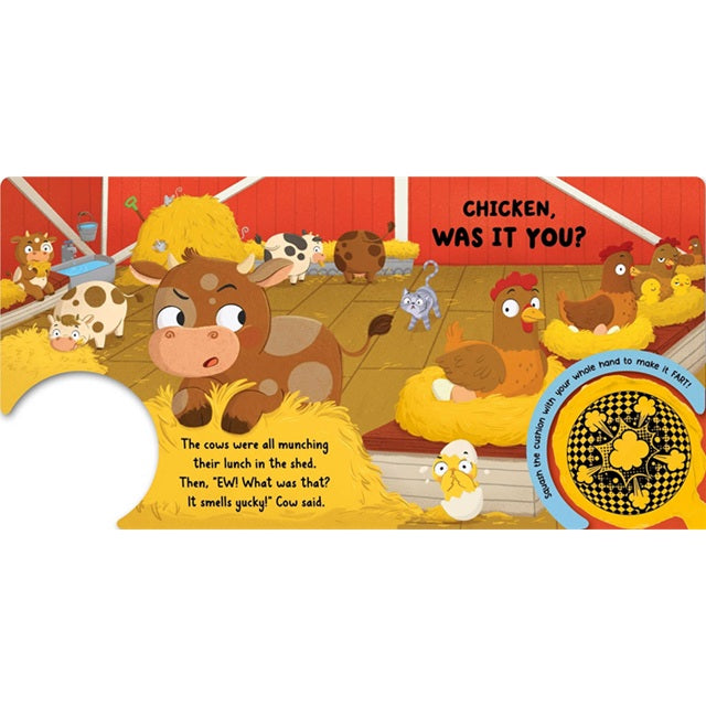 Who Farted? A Stinky Farmyard Mystery Interactive Board Book