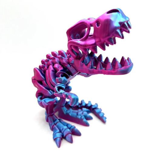Bippits Classic Flexi T-Rex Skeleton Fidget - Assorted