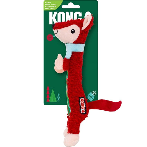 KONG Holiday Cat Luvs Fox Plush Cat Toy with Catnip