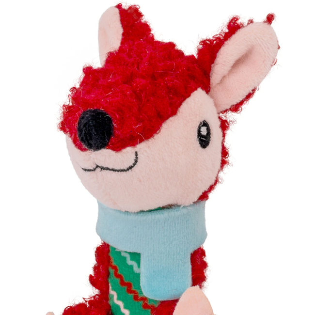 KONG Holiday Cat Luvs Fox Plush Cat Toy with Catnip