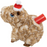 KONG Holiday Comfort Wuzzeez Capybara Squeaky Plush Dog Toy, Medium