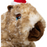 KONG Holiday Comfort Wuzzeez Capybara Squeaky Plush Dog Toy, Medium