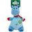 KONG Holiday Knots Belly Hippo Blue Squeaky Plush Dog Toy, Medium/Large