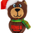 KONG Holiday Wubba Reindeer or Bear Squeaky Plush Dog Toy, Assorted, Small