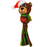 KONG Holiday Wubba Reindeer or Bear Squeaky Plush Dog Toy, Assorted, Small