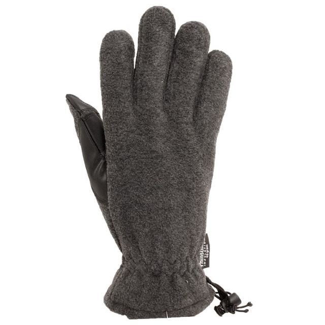 Men's Insulated Waterproof Fleece Gloves, Assorted Colors
