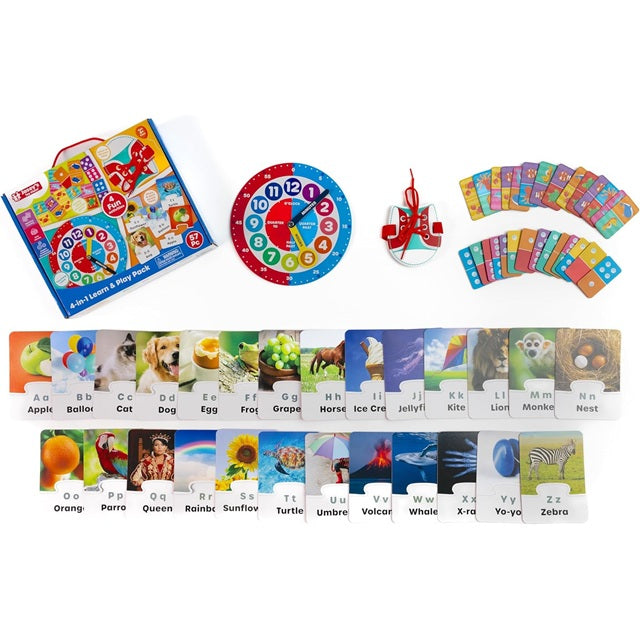 Jasey's Toy Chest 4-In-1 Learn & Play Pack