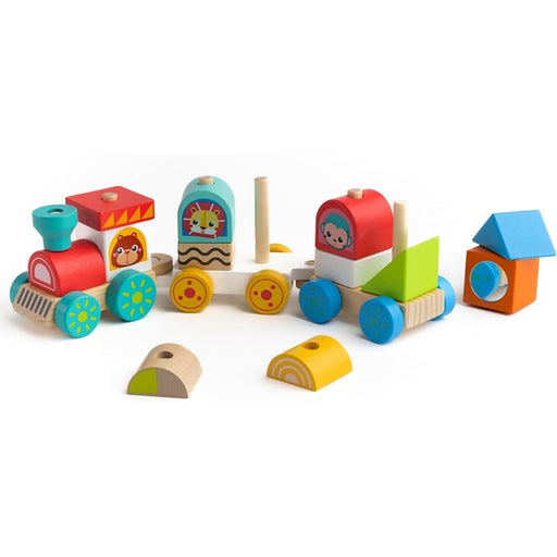 Jasey's Toy Chest Animal Friends Wooden Stacking Train