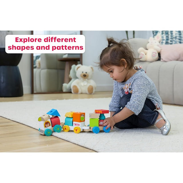 Jasey's Toy Chest Animal Friends Wooden Stacking Train