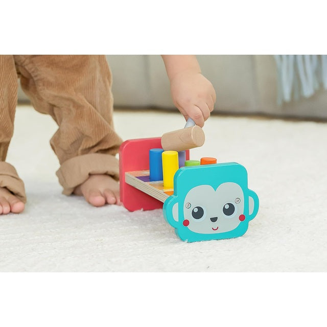 Jasey's Toy Chest Tap & Learn Wooden Hammer Bench