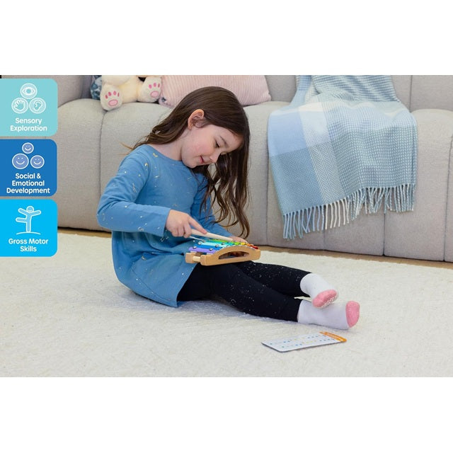 Jasey's Toy Chest Tap & Play Wooden Xylophone