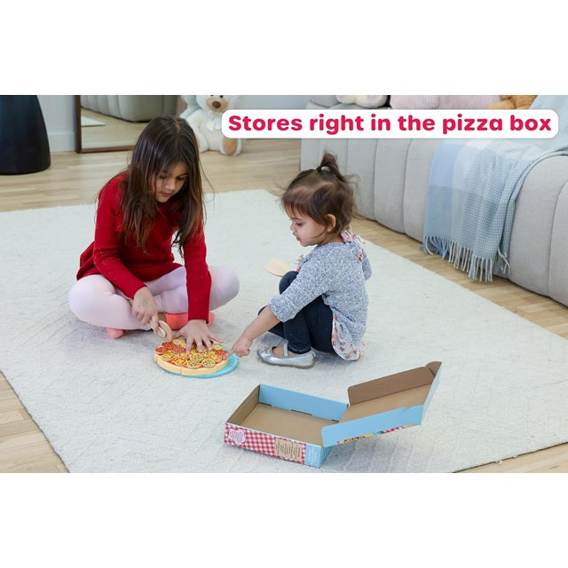Jasey’s Toy Chest Wooden Make & Slice Pizza Set