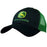 Men's John Deere Black & Green Mesh Back Logo Hat