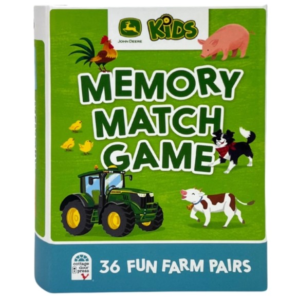 John Deere Kids Memory Match Card Game