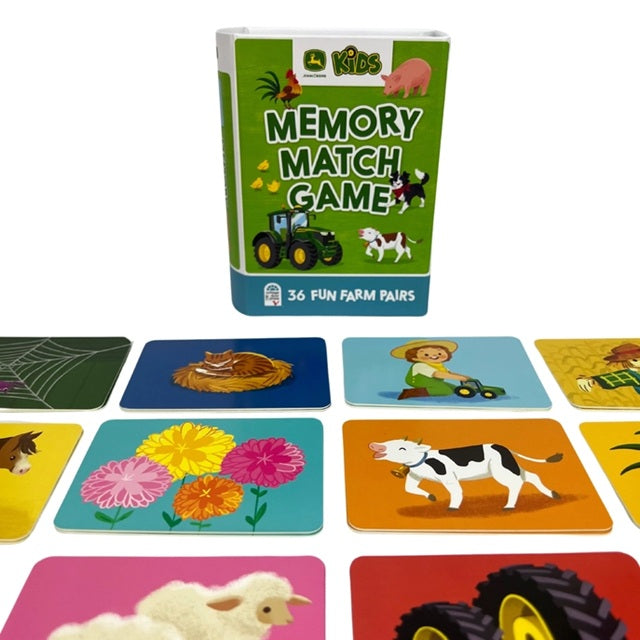 John Deere Kids Memory Match Card Game