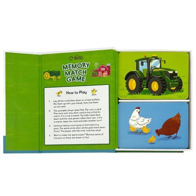 John Deere Kids Memory Match Card Game