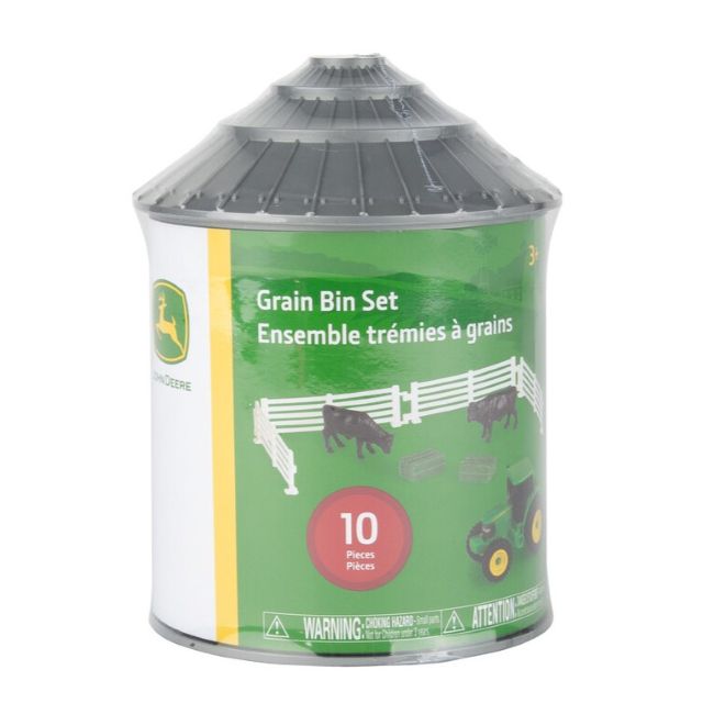 John Deere 10-Piece Mini Grain Bin Play Set 1:64
