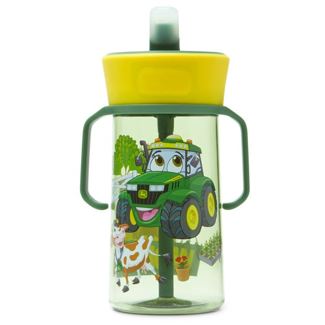 John Deere Sippy Cup Trainer with Pop-up Straw