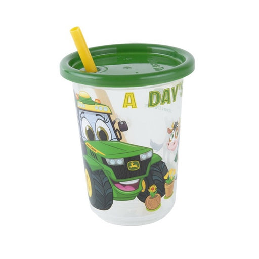 John Deere Take & Toss Straw Cup 3-Pack