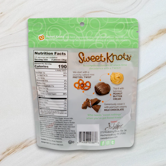 Sweet Jubilee Peanut Butter Sweet Knots 4.5oz