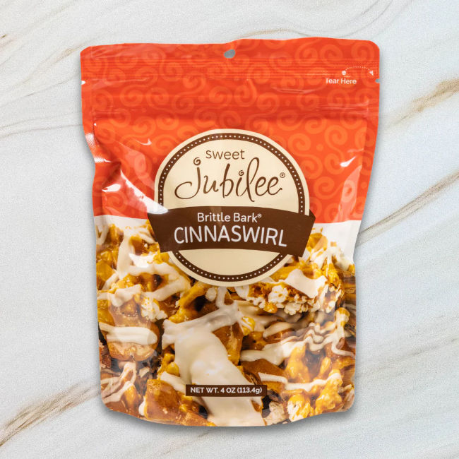Sweet Jubilee Cinnaswirl Brittle Bark 4oz